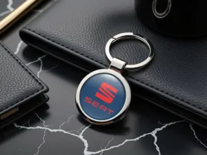 Seat Portachiavi Donna Acciaio Inox Stile Minimal